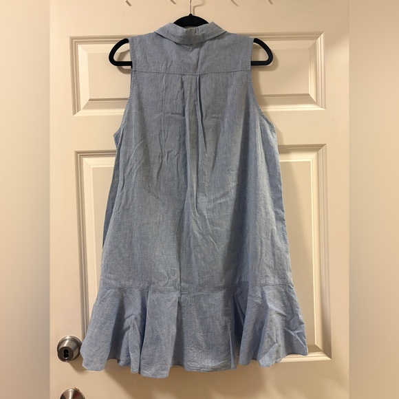 Tuckernuck Chambray Sleeveless Callahan Shirt Dress - Picture 7 of 9